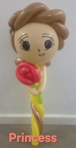 Custom character balloon sculpture by professional balloon twister in Adelaide