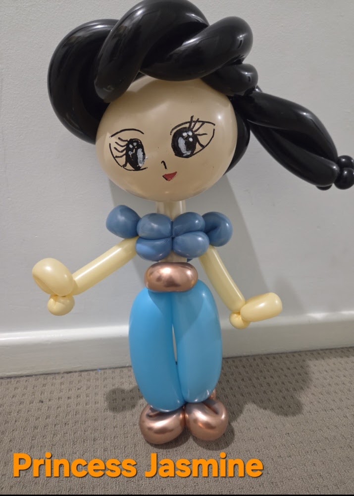 Princess_jasmine_Adelaide_balloonman_creation